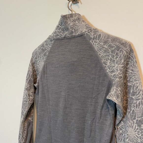 SMARTWOOL Merino 250 Crossover Neck Turtleneck Mock Knit Top \\ M - Picture 9 of 9